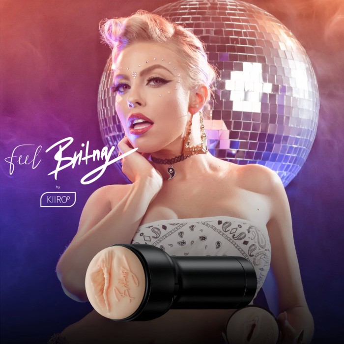 Experience the Kiiroo FeelStars Britney Amber pocket pussy. Pair with Kiiroo Keon automatic stroker for next level pleasure.