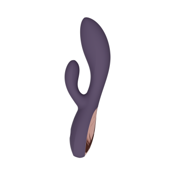 This rabbit massager combines rhythmic movement with a powerful clit stimulator.