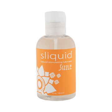 Sliquid Sizzle personal lube combines warming lube sensations with the smooth glide of a water based lubricant.