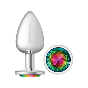 Discover the cheeky charms round rainbow bum plug, a stylish anal sex toy and playful buttplug.