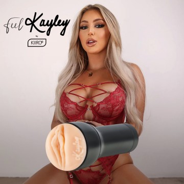 The soft interior creates a smooth feel with detailed textures in this immersive penis stroker flesh light style device.