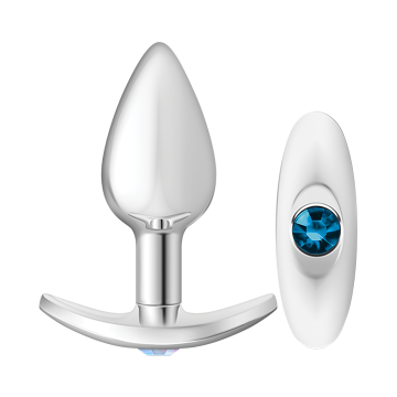 Cheeky Charms Metal Anal Plug Kit Bright Pink