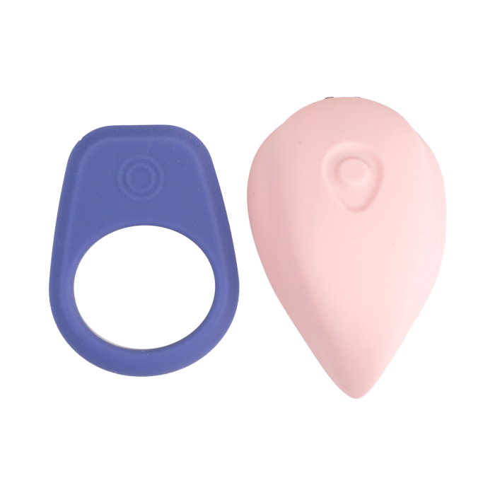 Luxus Clit Vibrator and Cock Ring - Couples Sex Toys Set