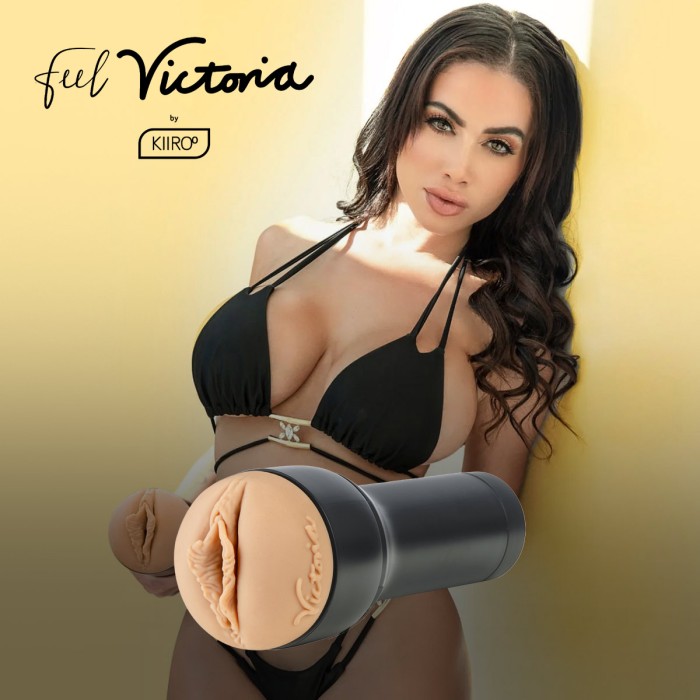 Kiiroo Feel Victoria June cock stroker is a realistic masturbator and premium mens adult toy for immersive pleasure.