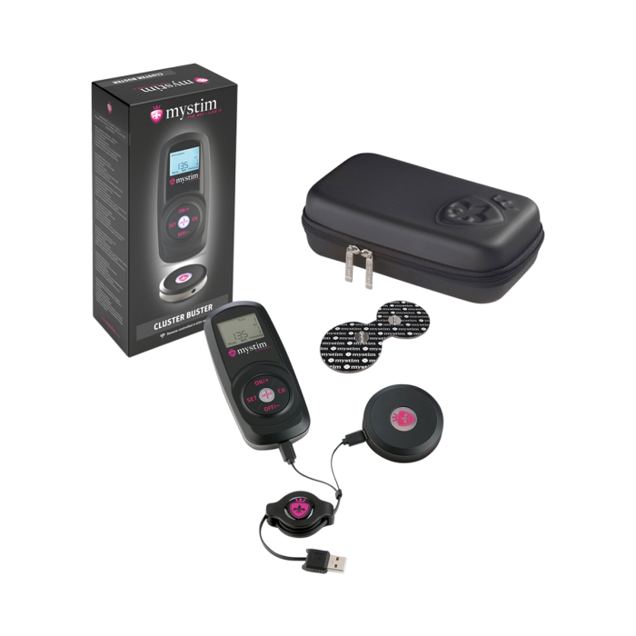 Explore the Mystim Cluster Buster, a premium electro sex device for intense e-stim and electrostimulation play.