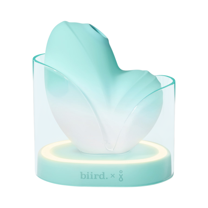 Discover the Biird Namii suction vibrator – a ladies adult toy that works as a clit tickler and clit stimulator in one.
