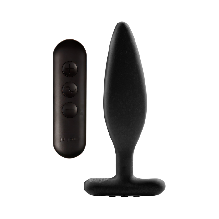 Je Joue Egon remote vibrating butt plug delivering deep anal stimulation for couples pleasure.