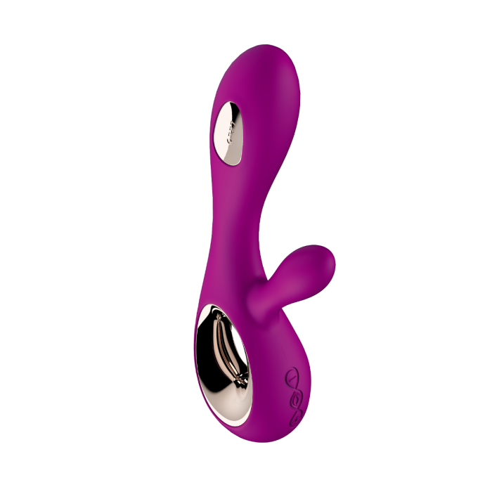 LELO SORAYA Wave rabbit vibrator delivers clitoral stimulation with sensual come hither motion.