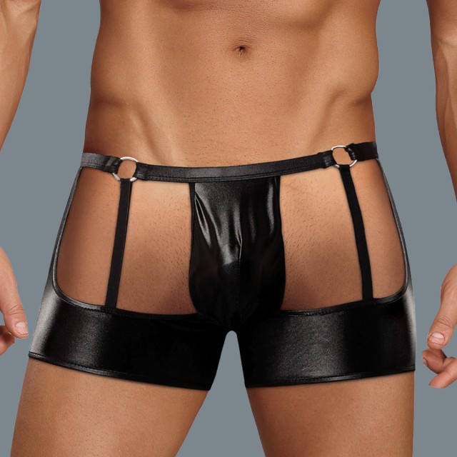 Extreme Mens Open Back Shorts - Male Power Fetish Lingerie