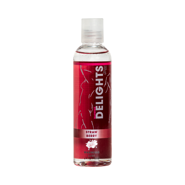 WET WARMING DELIGHTS Stawberry Flavoured Personal Lubricant 118ml