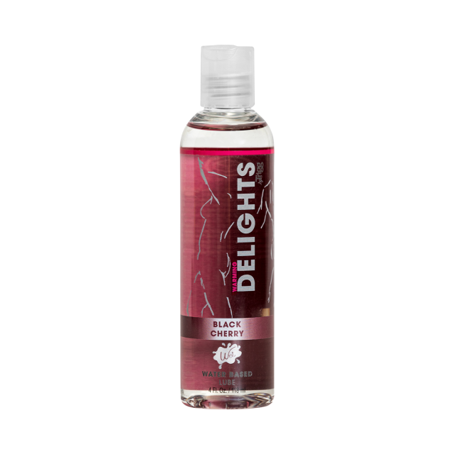 WET WARMING DELIGHTS Black Cherry Flavoured Personal Lubricant 118ml