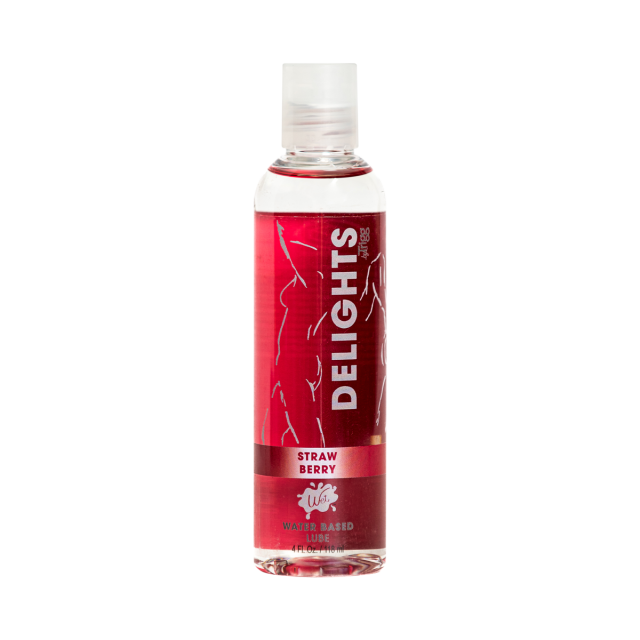 WET DELIGHTS Strawberry Flavoured Lubricant 118ml