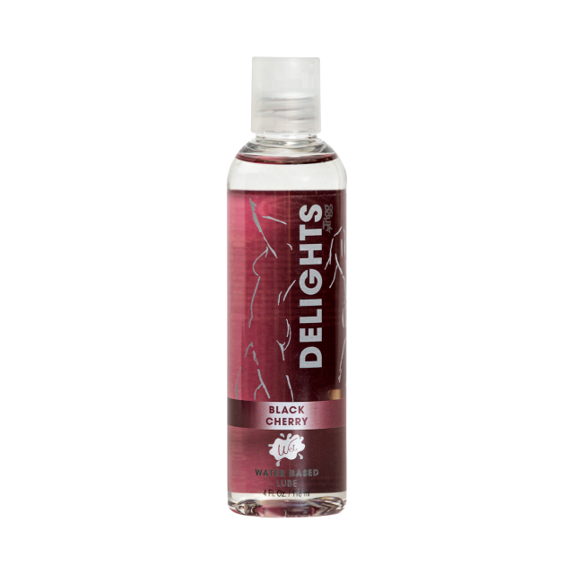 WET DELIGHTS Black Cherry Flavoured Lubricant 118ml