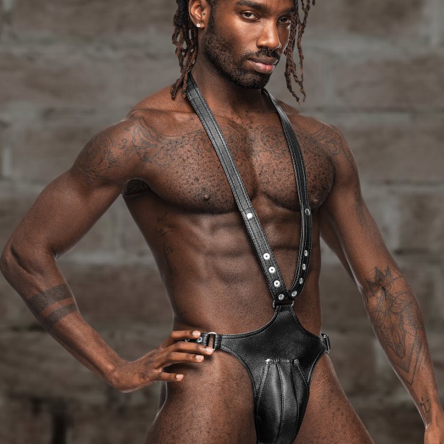 Male Power Capricorn Men's Bodysuit Thong Harness