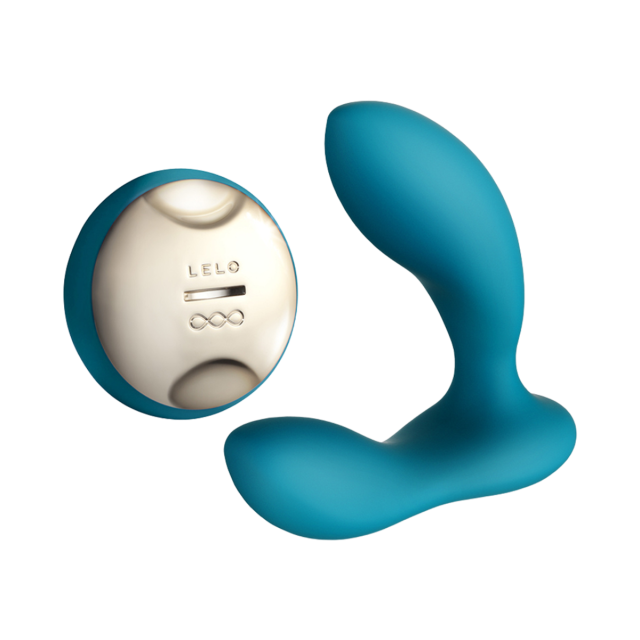 LELO HUGO Remote Controlled Prostate Massager Ocean Blue