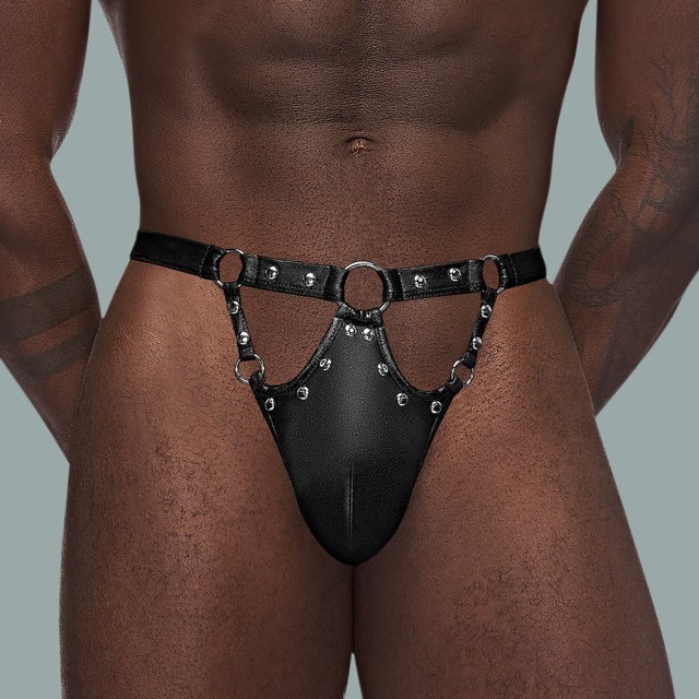 Male Power Fetish Jouster Studded Men's Thong