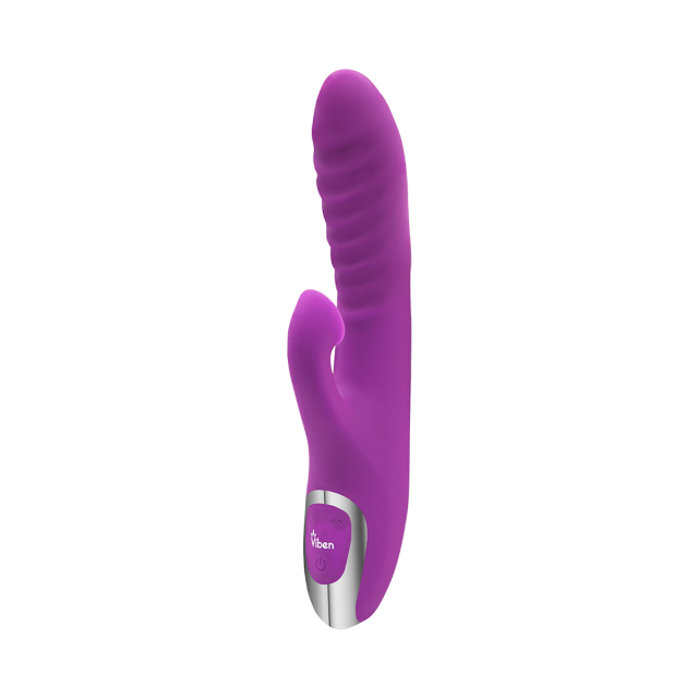 Viben Frenzy Clitorial Suction Rabbit Vibrator - Berry