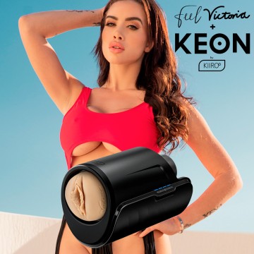 Kiiroo Keon Feel Victoria June is the best male masturbator and VR sex equipment for hands-free stroking.