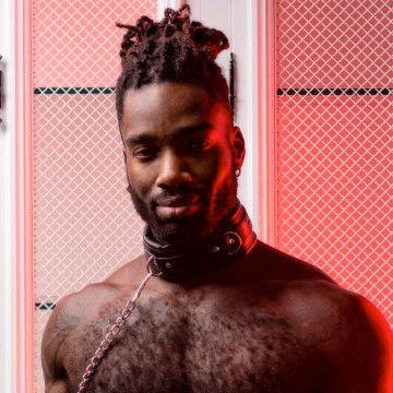 Lust Submissive Slave Collar and Leash