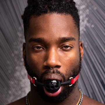 Lust PU Leather BDSM Ball Gag