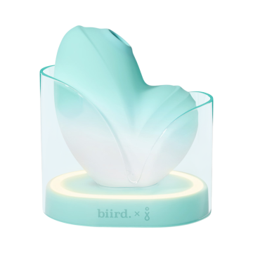 Discover the Biird Namii suction vibrator – a ladies adult toy that works as a clit tickler and clit stimulator in one.