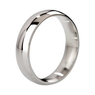 Discover sex toys for couples with this sleek stainless steel cock ring, a premium penis ring for men.