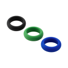 Je Joue Silicone Cock Ring Trio - All 3 Stretch Levels