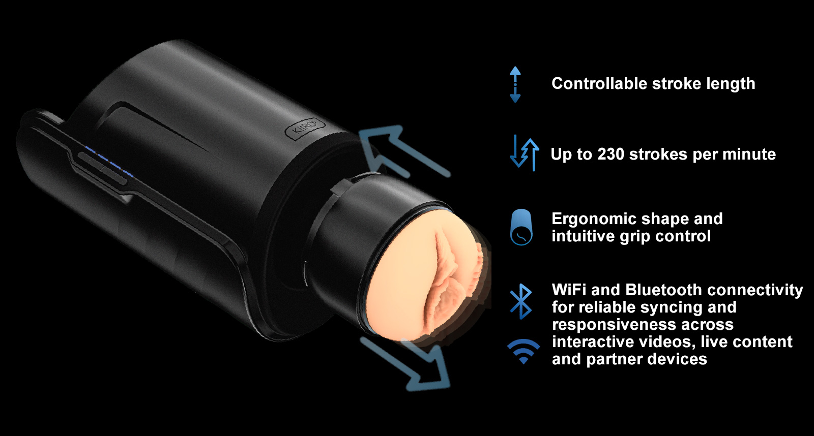 Kiiroo Keon WiFi Features