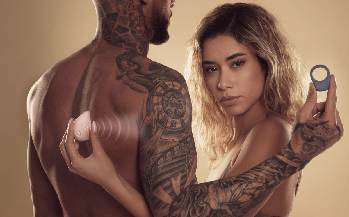 Luxus Couples Clit Vibrator and Cock Ring