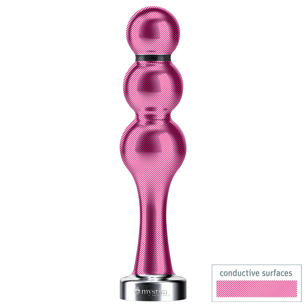 Mystim Bold Boris E-Stim Ball Dildo