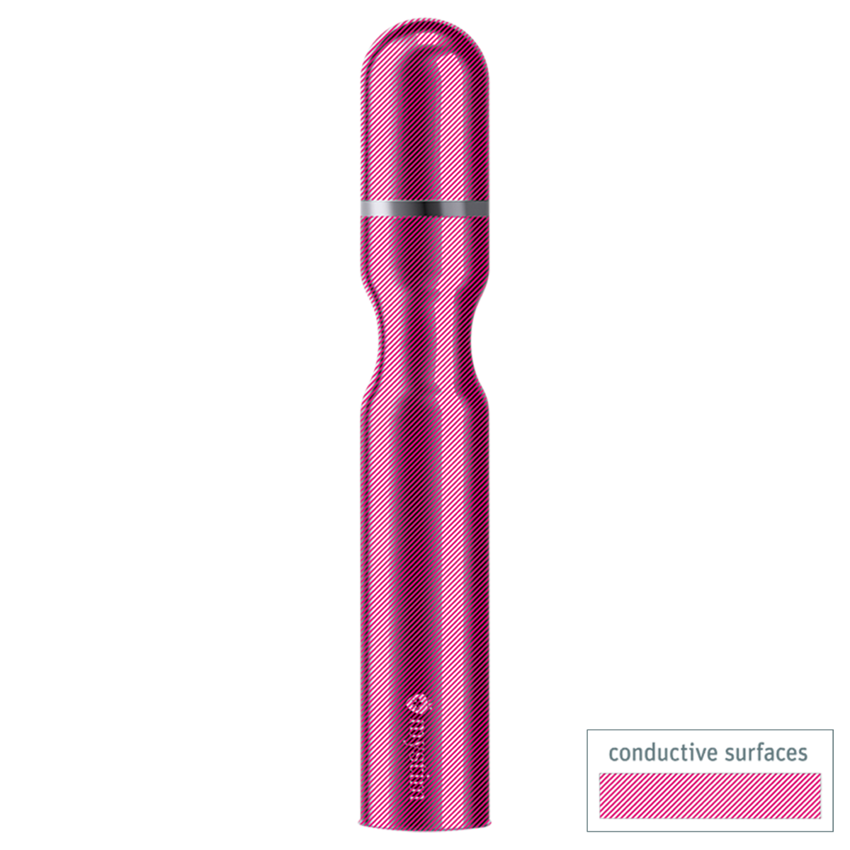 Mystim Double Dan E-Stim Dildo Conductive Surface