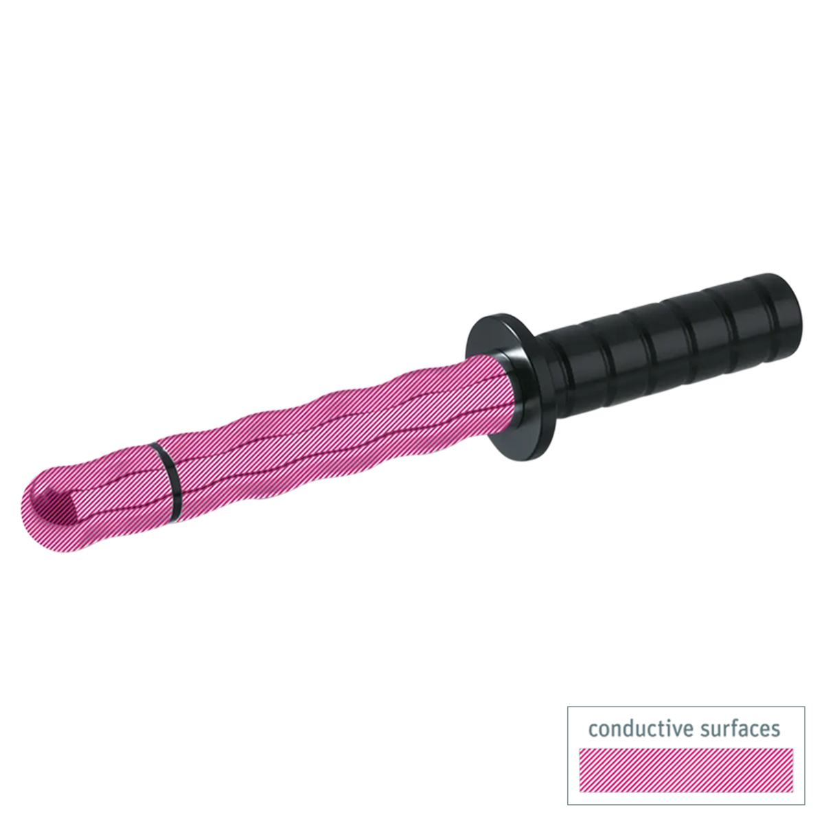 Mystim Mighty Merlin E-Stim Dagger Dildo Conductive Surface 