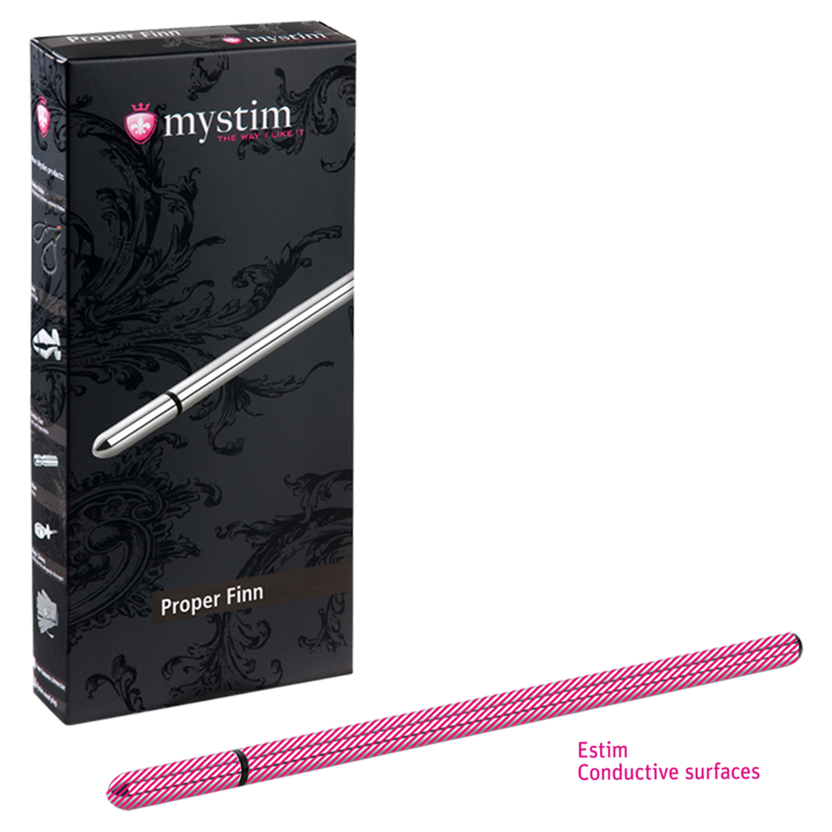 Experience deep electrostimulation with this estim sounding rod for intense urethral dilation and penile sound play.