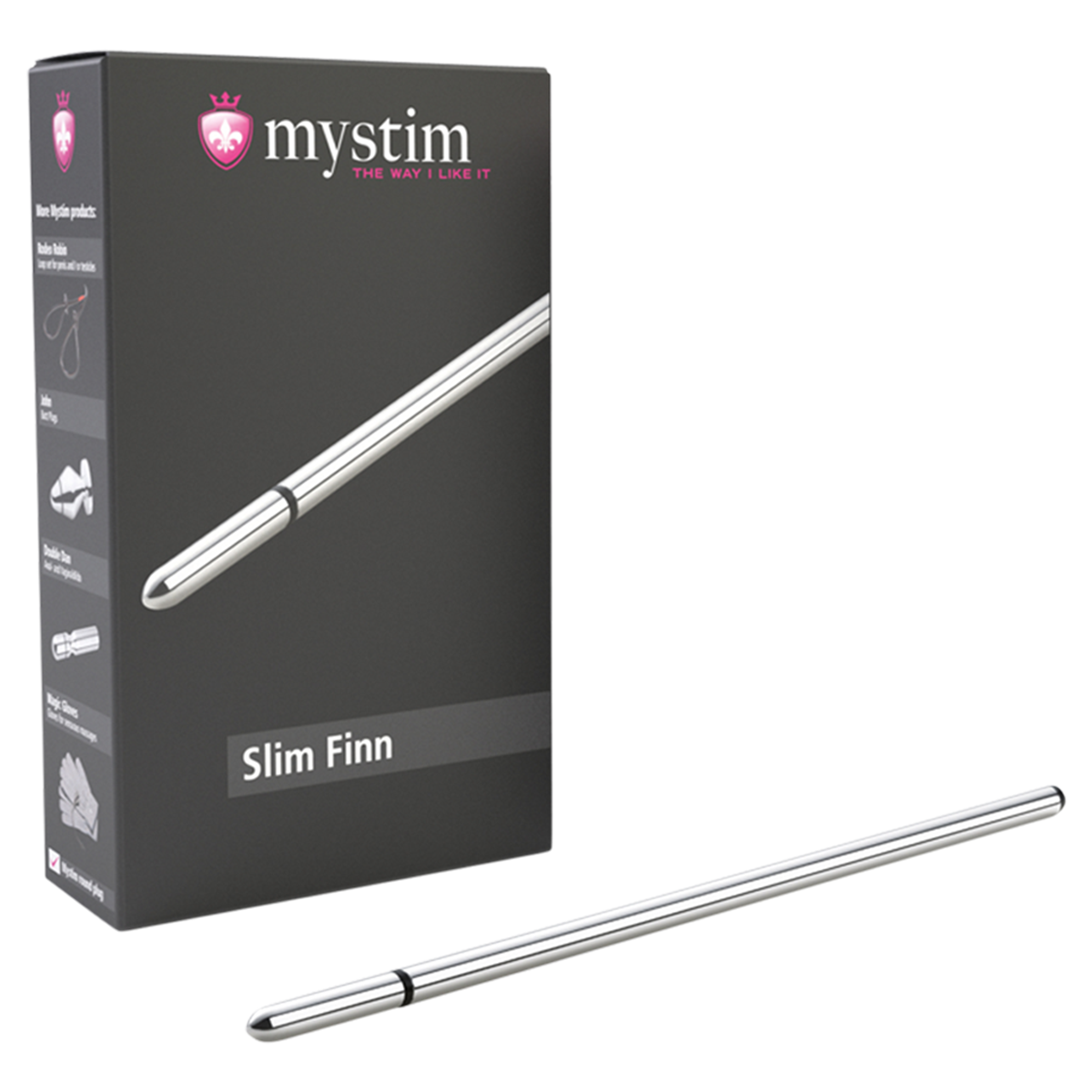 Mystim Slim Finn E-Stim Urethral Sound - 6mm