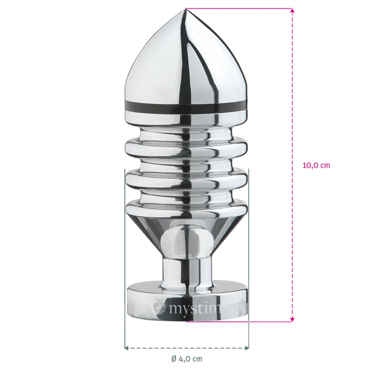 Mystim Hector Helix S Estim Butt Plug Dimensions