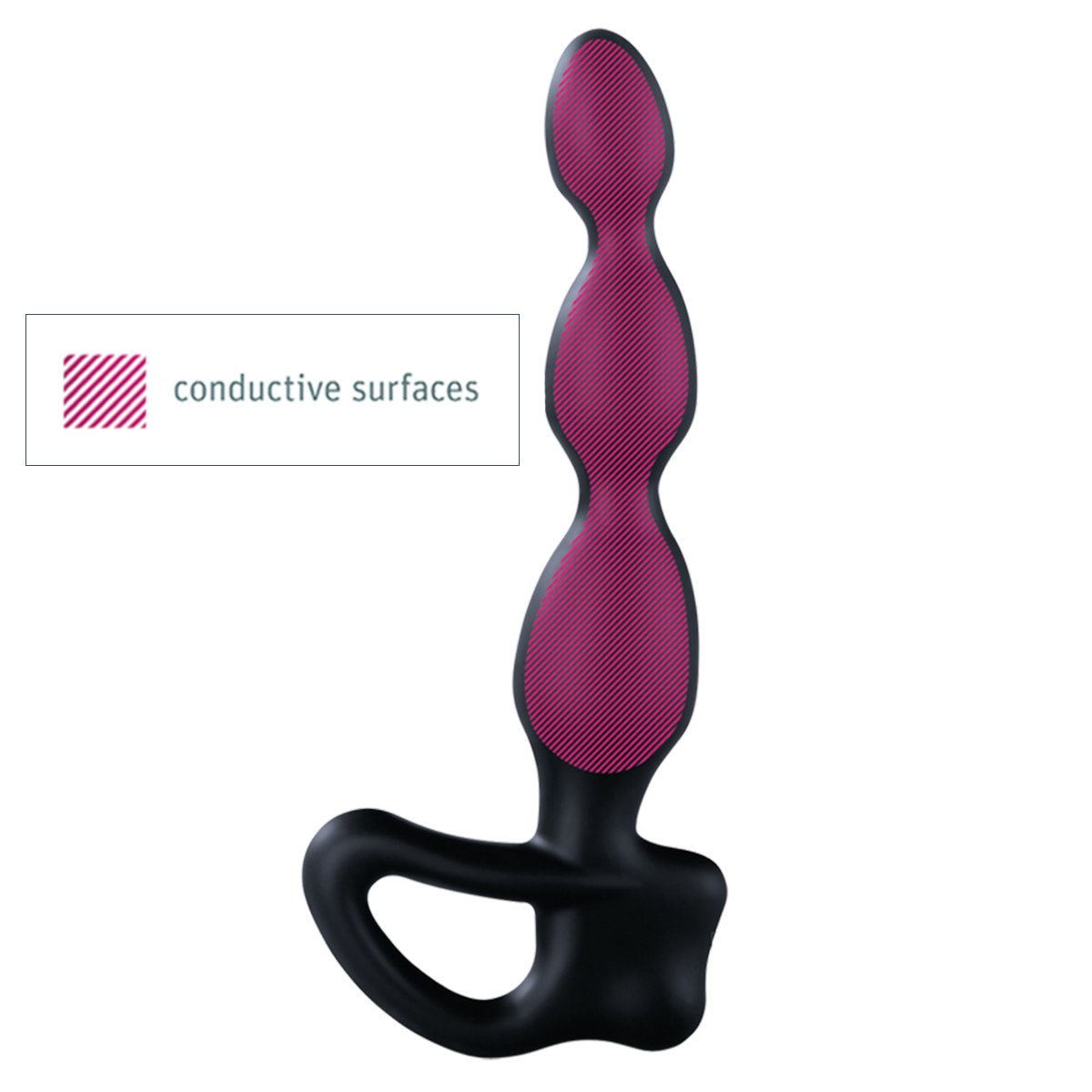 Mystim Big Bend-it! E-Stim Prostate Stimulator Conductive Surface