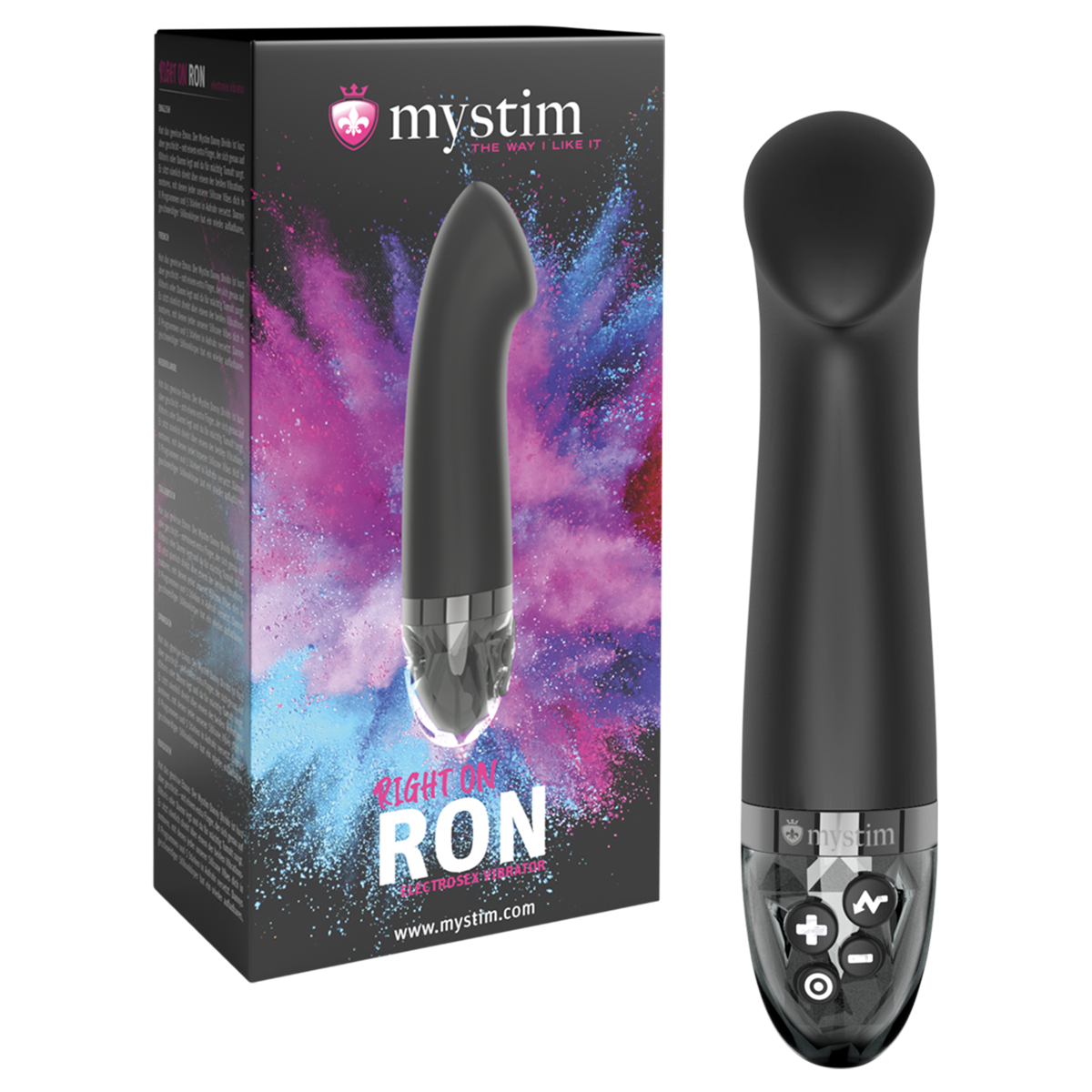 Mystim Right On Ron E-Stim G-Spot Stimulator - Electro Sex Toys