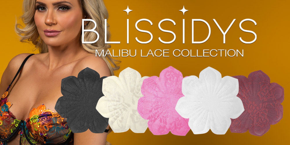 Blissidys Malibu Lace Designer Nipple Covers - 5 Colours