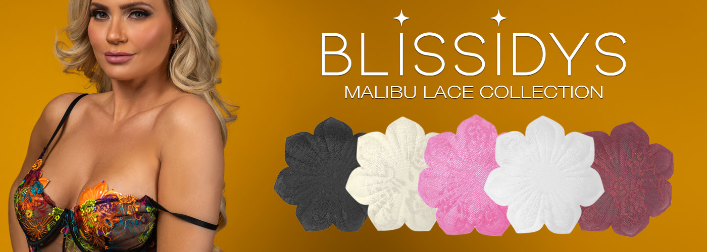 Blissidys Malibu Lace Designer Nipple Covers - 5 Colours