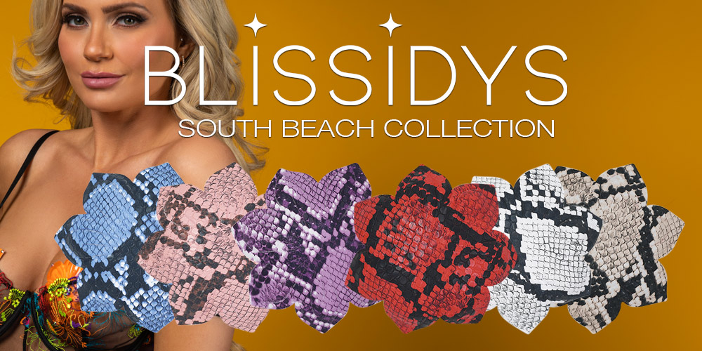 Blissidys South Beach Designer Nipple Covers - 5 Colours