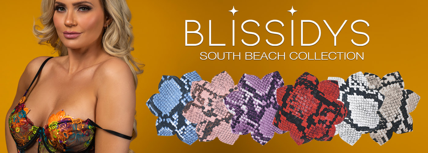 Blissidys South Beach Designer Nipple Covers - 5 Colours