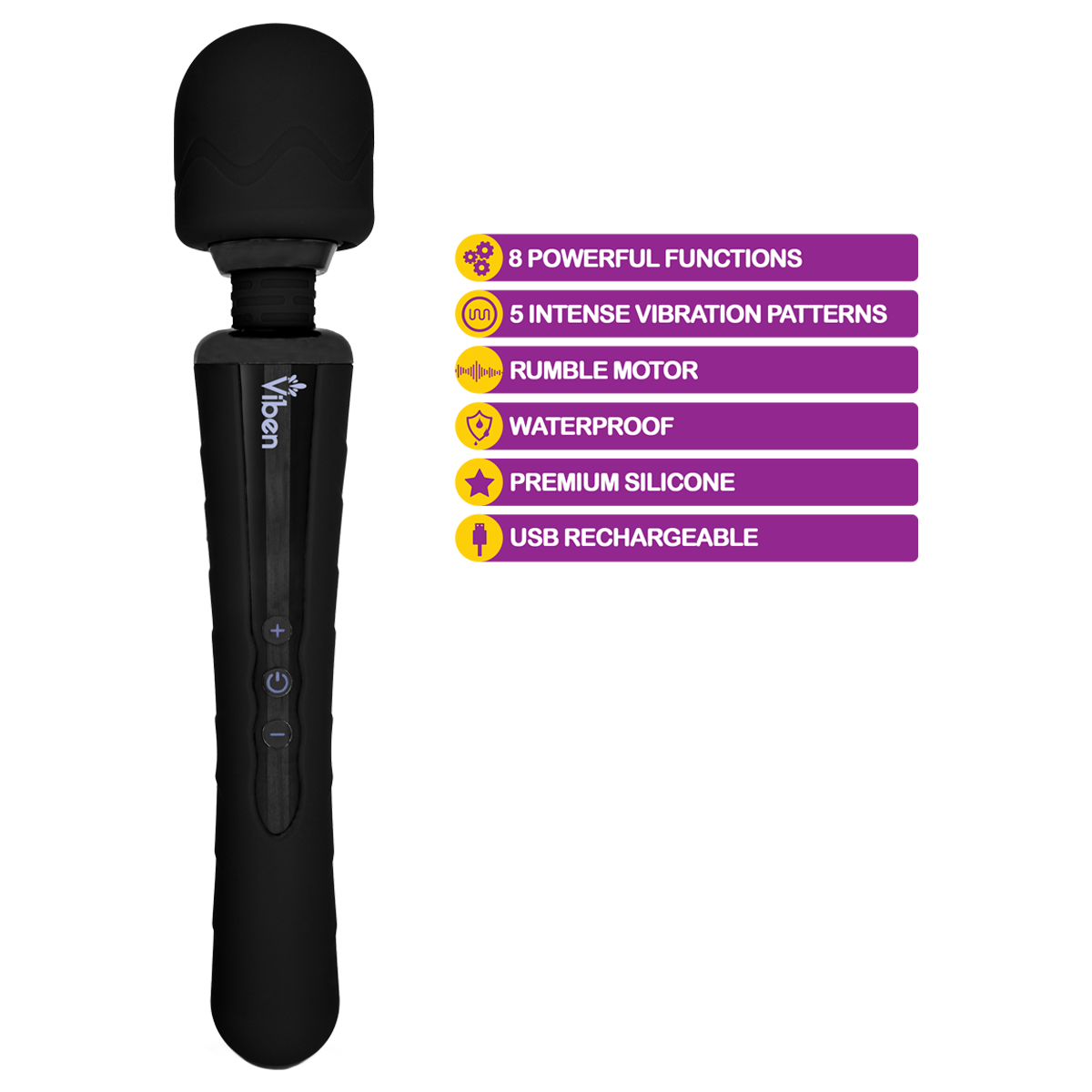 Viben Obsession Wand Massager Features