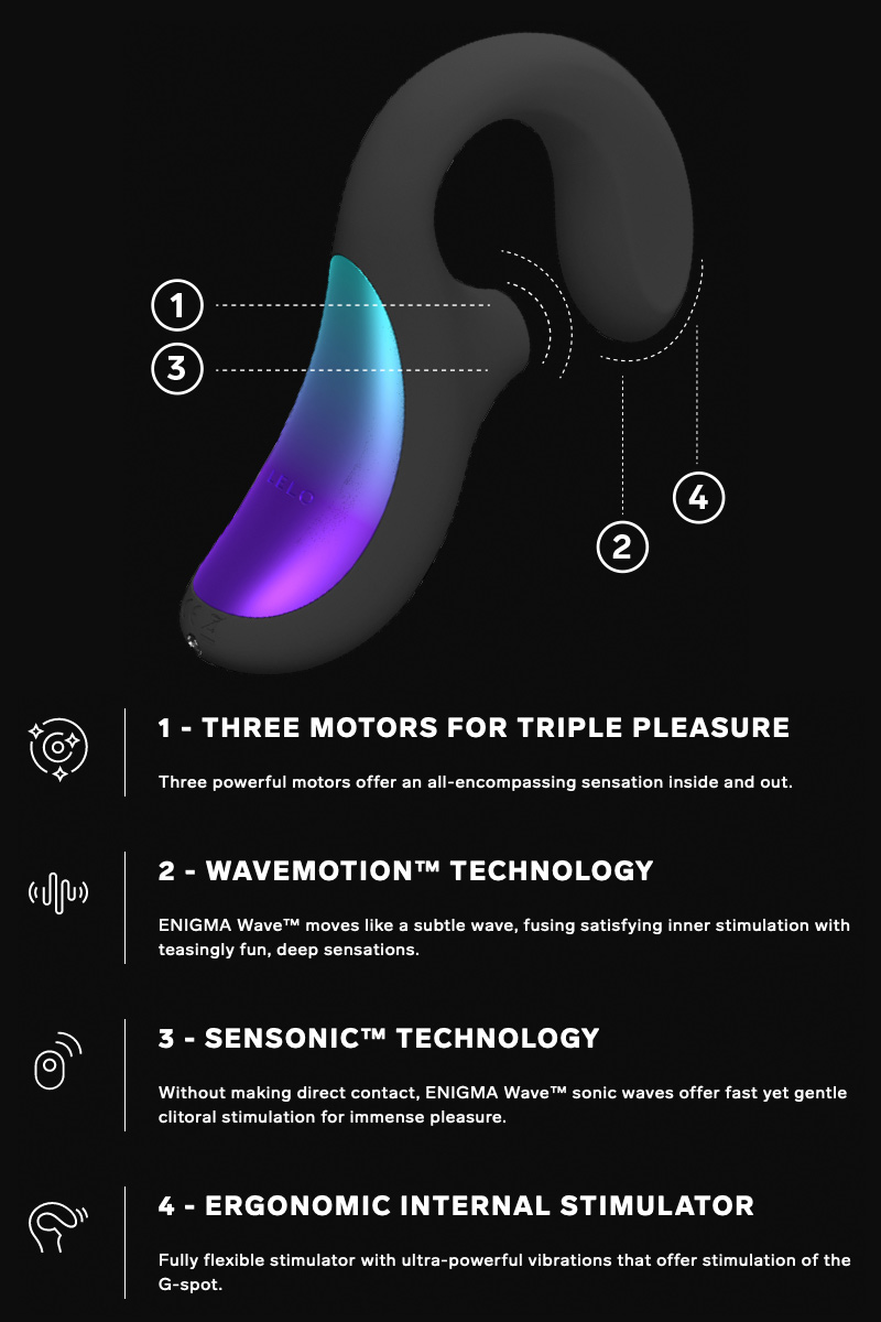 LELO ENIGMA Wave - Triple Wave Features