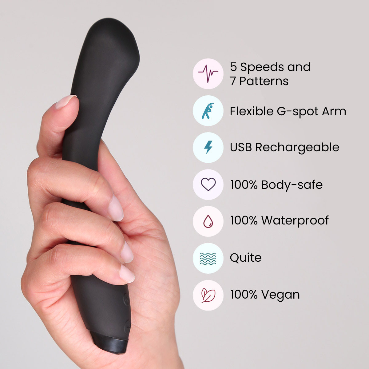 Je Joue Juno Flex G Spot Vibrator is one of the best g spot vibes and ladies sex toys.