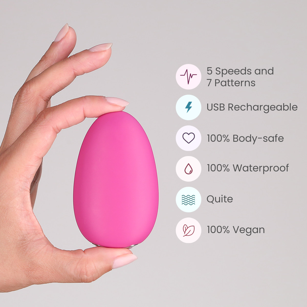 Je Joue Mimi clit stimulator is a female sex device & personal massager for pinpoint clit stim & full clit stimulation.