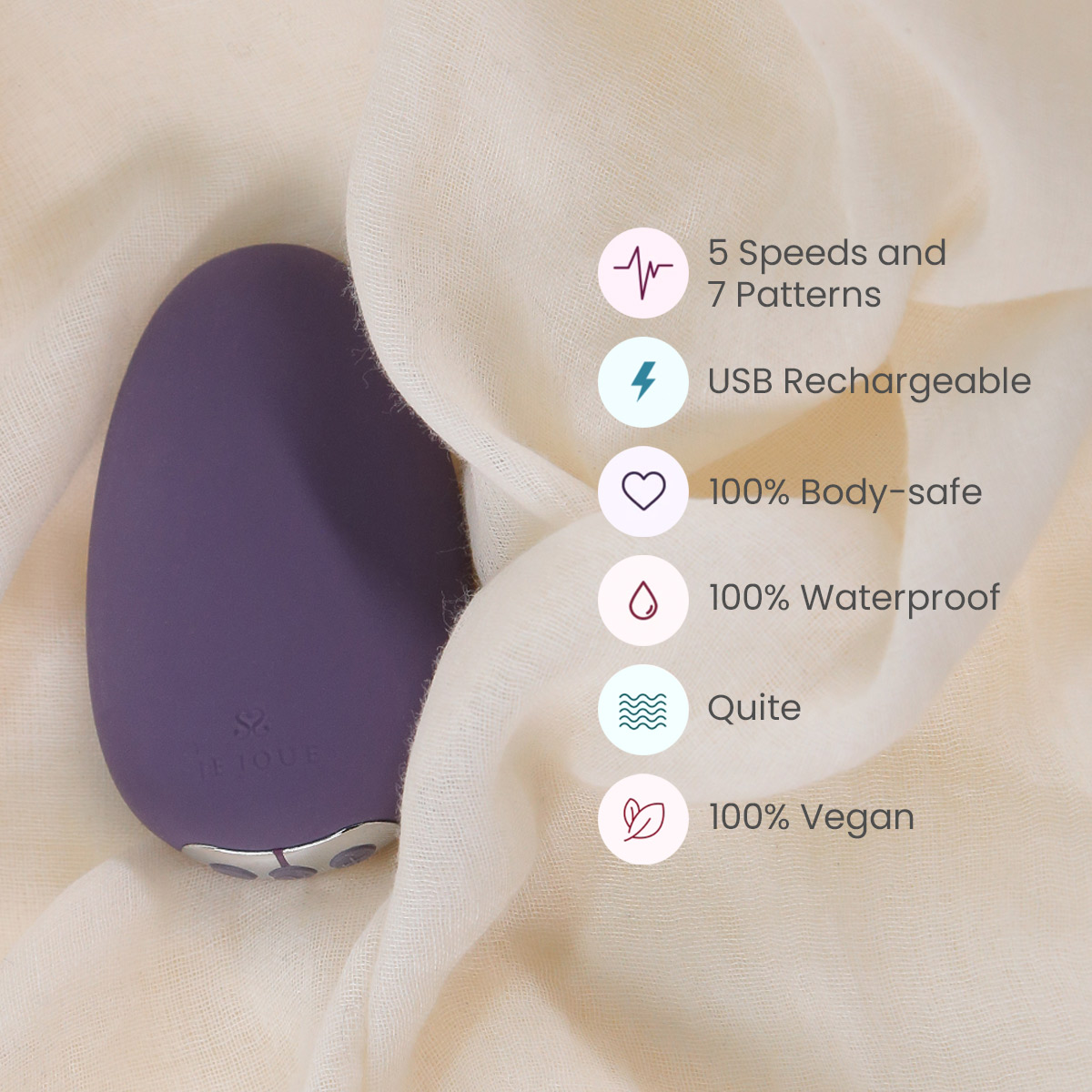 Je Joue Mimi Soft is a premium clit stim female sex toy and clitoral vibrator perfect for couples sex toys play.