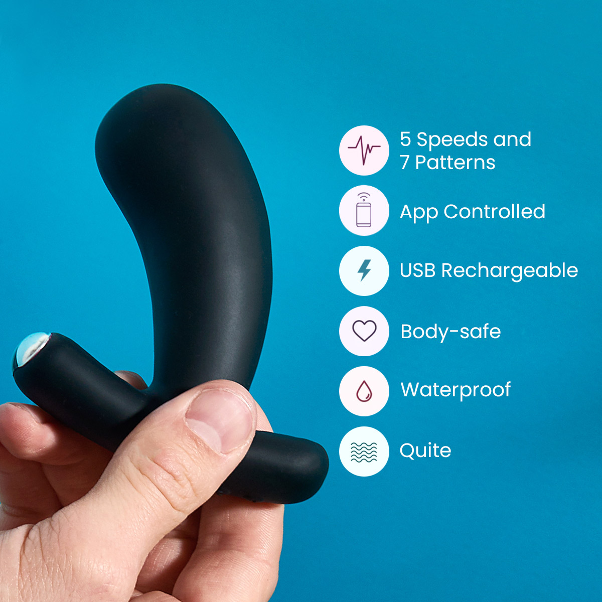 Je Joue Nuo vibrating butt plug and prostate massager – perfect long distance sex toy for couples.