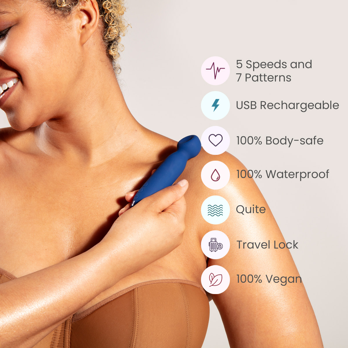 Je Joue Vita Bullet Vibrator is a sleek clit toy and clitoral vibrator made for women who love small, powerful sex toys.