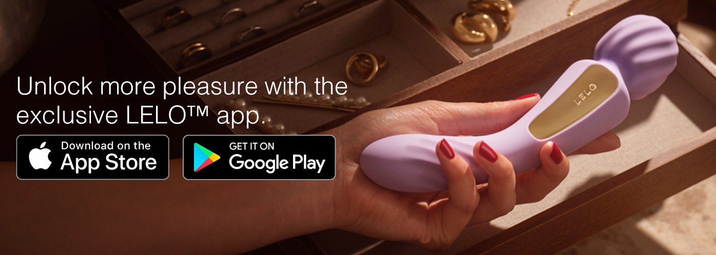 Enjoy a sensual clitorous massage with this LELO vibrator &mdash; a smart bluetooth massager sexual wand for ultimate clit stim.