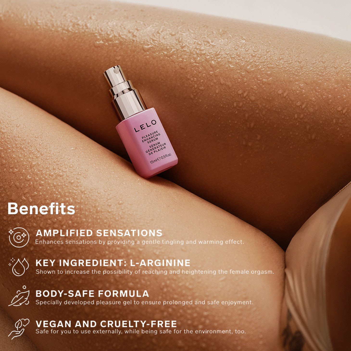 Experience pleasure with the LELO Pleasure Enhancing Serum, the best clitoral stimulating gel for any clit stimulator.